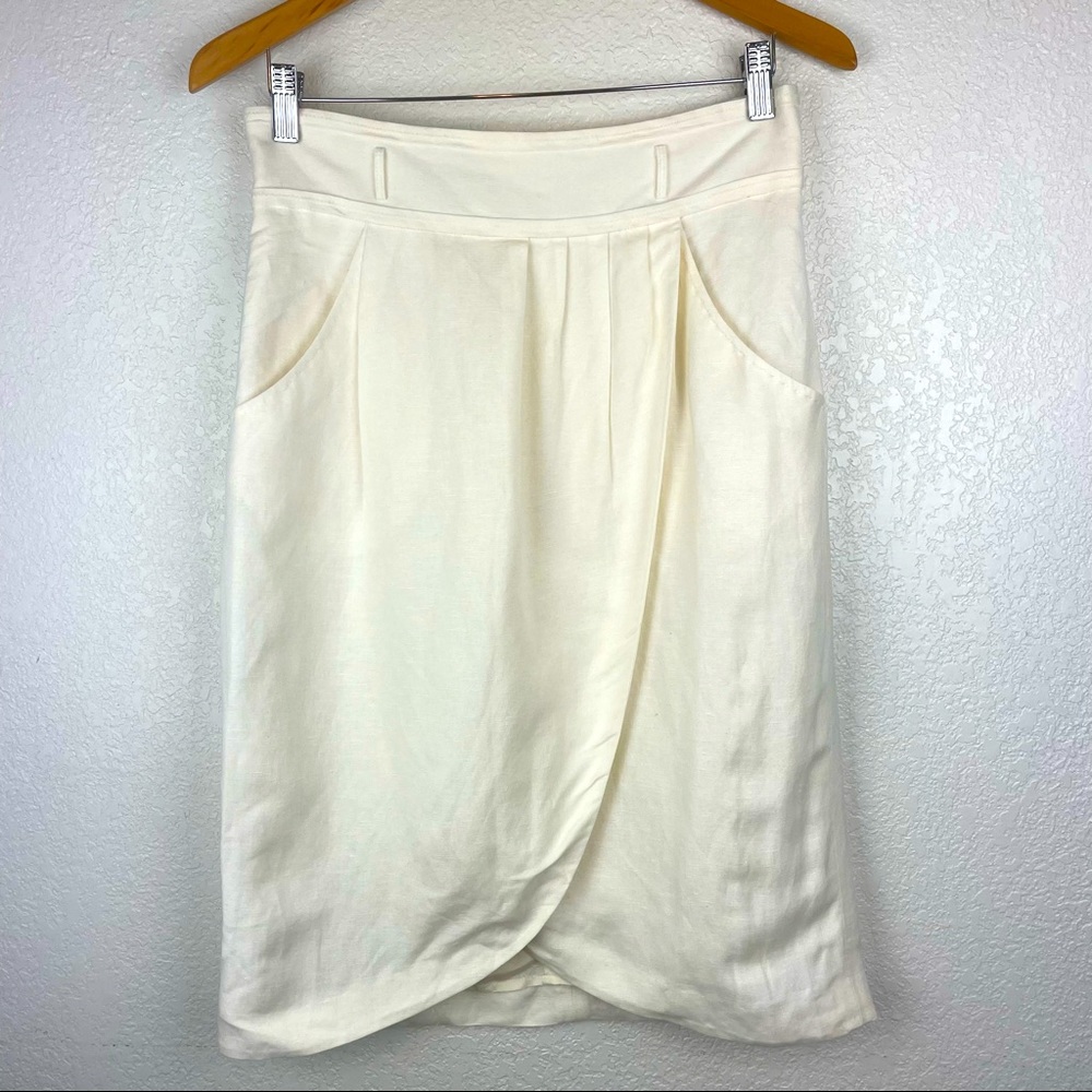 Antonio Melani cream white skirt